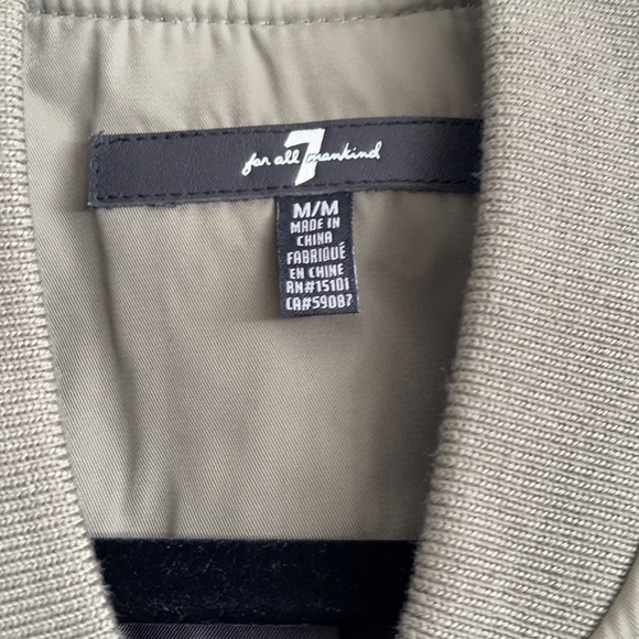 7 for All Mankind Bomber - Picture 2 of 3